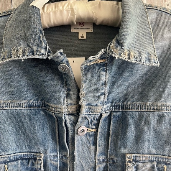 AG Adriano Goldschmied Denim Jacket New Small - Picture 3 of 8